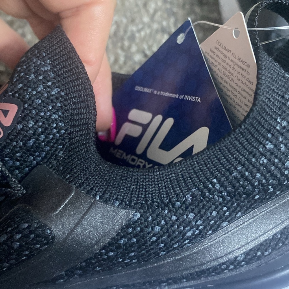 Fila Energized Memory Ultra COOLMAX Women’s Athletic Shoes Black sz 9 NWT - Picture 7 of 7